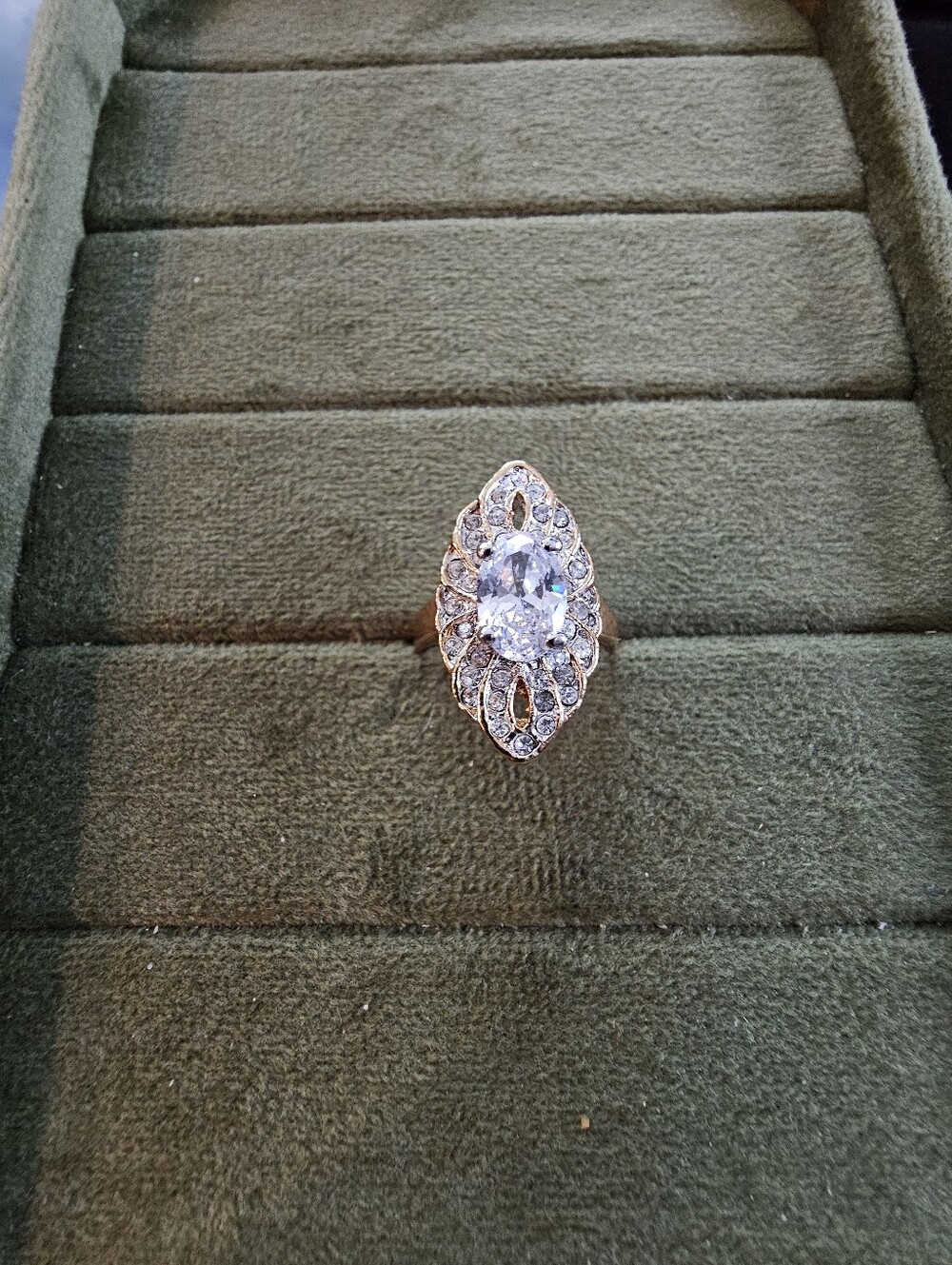 Vintage 14k Gold Plated Ring Size 6